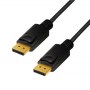 Logilink | DisplayPort cable | Male | 20 pin DisplayPort | Male | 20 pin DisplayPort | 1 m | Black - 2